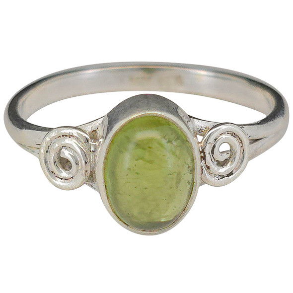 Peridot Sterling Silver Ring