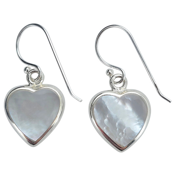 Abalone Shell And Mother Of Pearl Reversible Dangle Earrings
