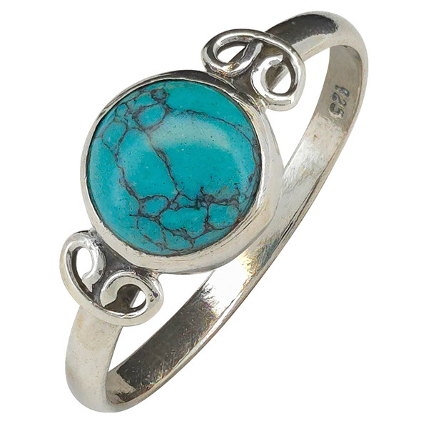 Howlite Sterling Silver Ring