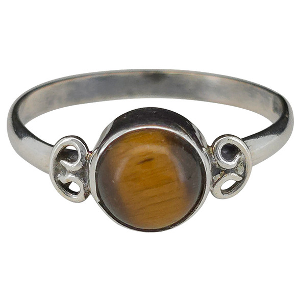 Tiger Eye Sterling Silver Ring