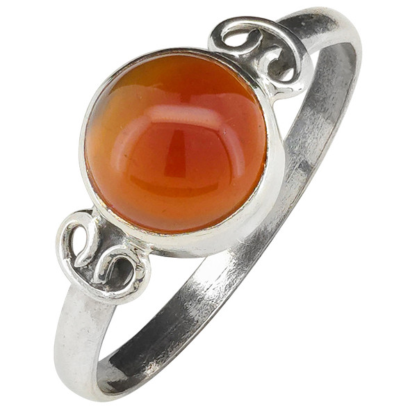 Red Onyx Sterling Silver Ring