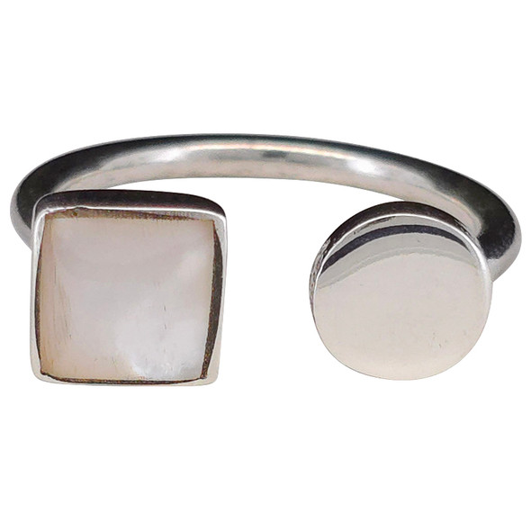 Mother of Pearl Sterling Silver Ring