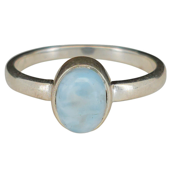Larimar Sterling Silver Ring