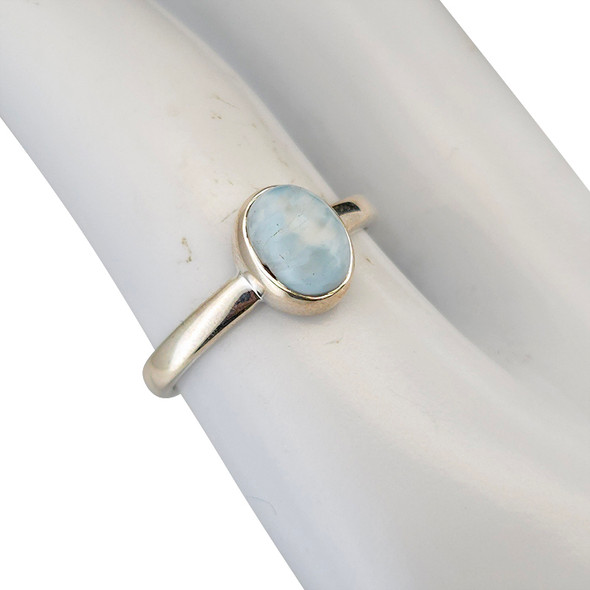 Larimar Sterling Silver Ring