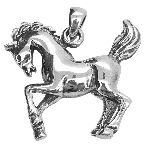 Sterling Silver Horse Pendant
