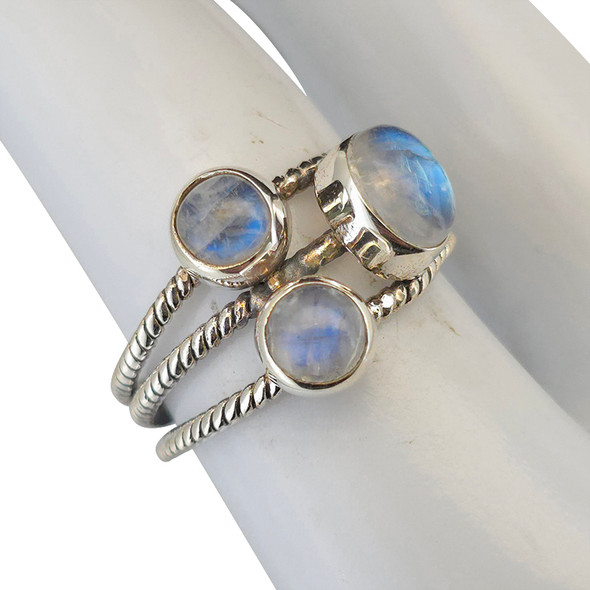 Moonstone Sterling Silver Ring