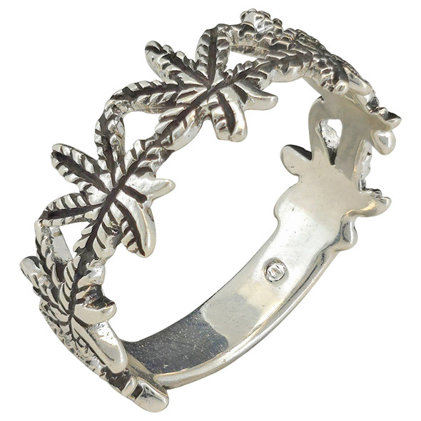 Leaf Sterling Silver Ring