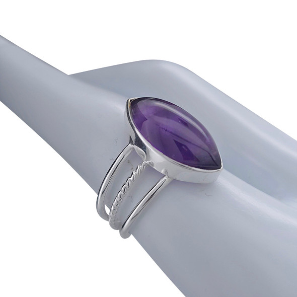 Amethyst Sterling Silver Ring