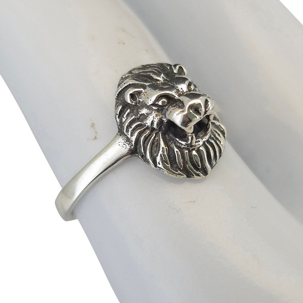 Roaring Lion Sterling Silver Ring