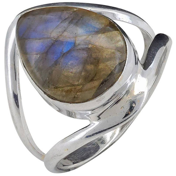 Labradorite Sterling Silver Ring