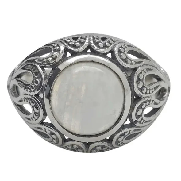 Moonstone Sterling Silver Ring
