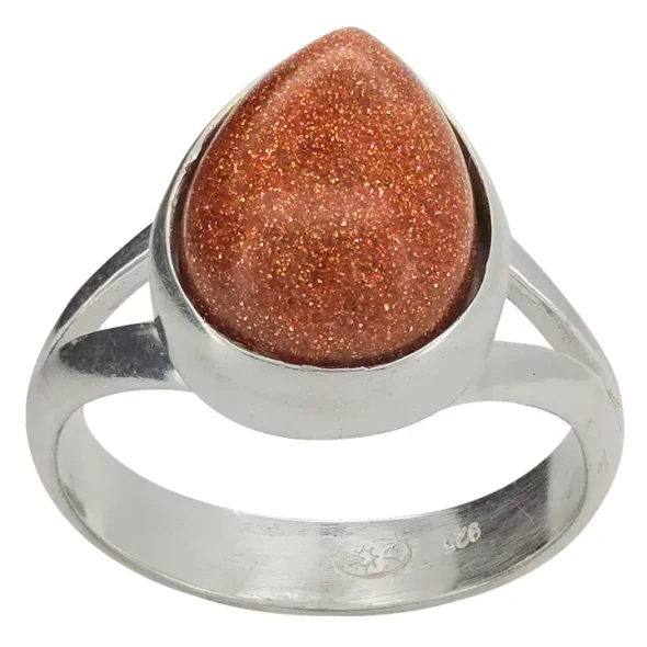 Goldstone Sterling Silver Ring