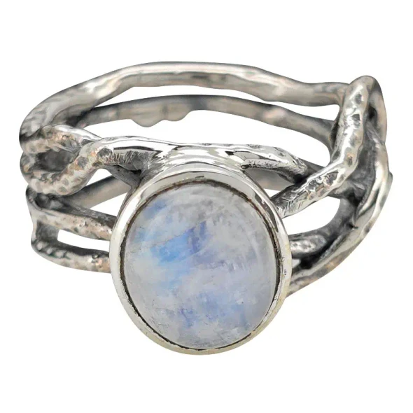 Moonstone Sterling Silver Ring