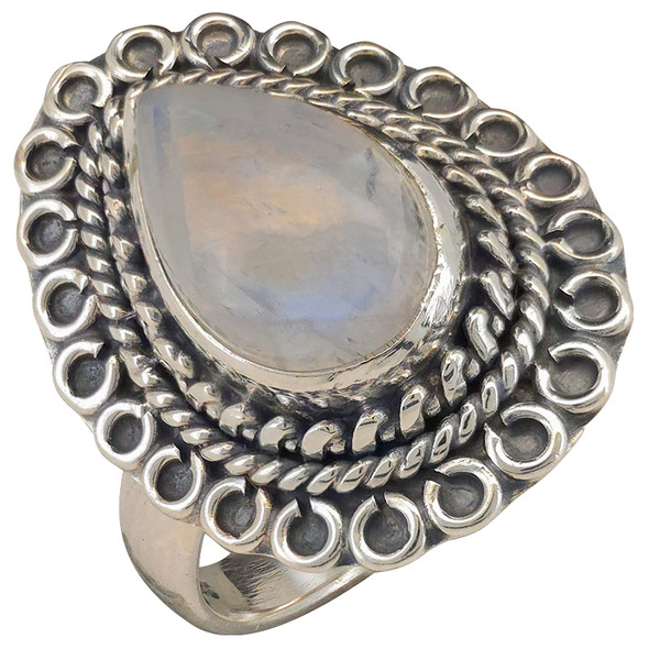 Moonstone Sterling Silver Ring
