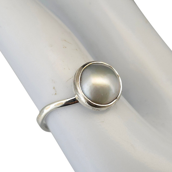 Pearl Sterling Silver Ring
