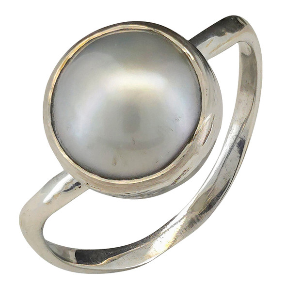 Pearl Sterling Silver Ring