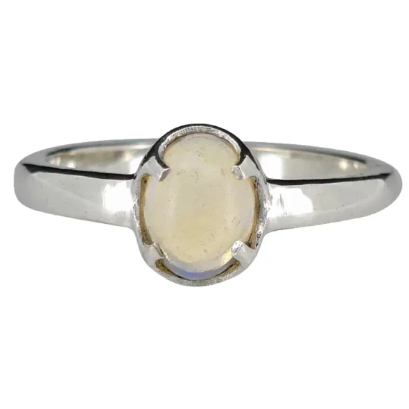 Opal Sterling Silver Ring