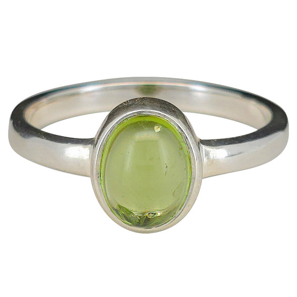 Peridot Sterling Silver Ring