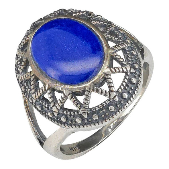 Lapis Sterling Silver Ring