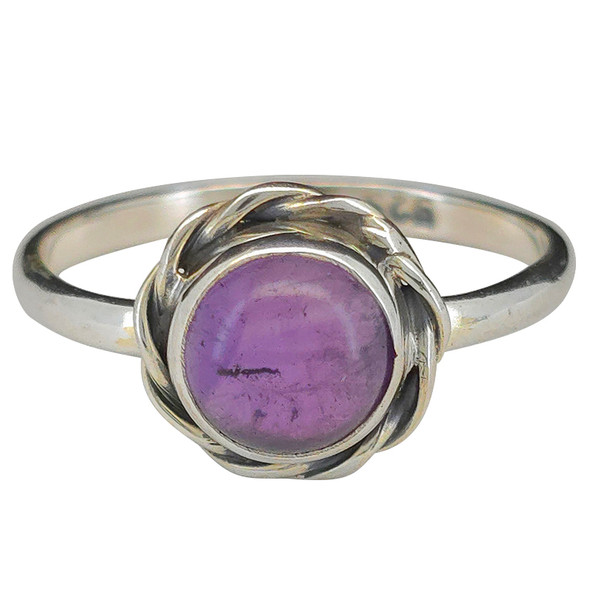 Amethyst Sterling Silver Ring