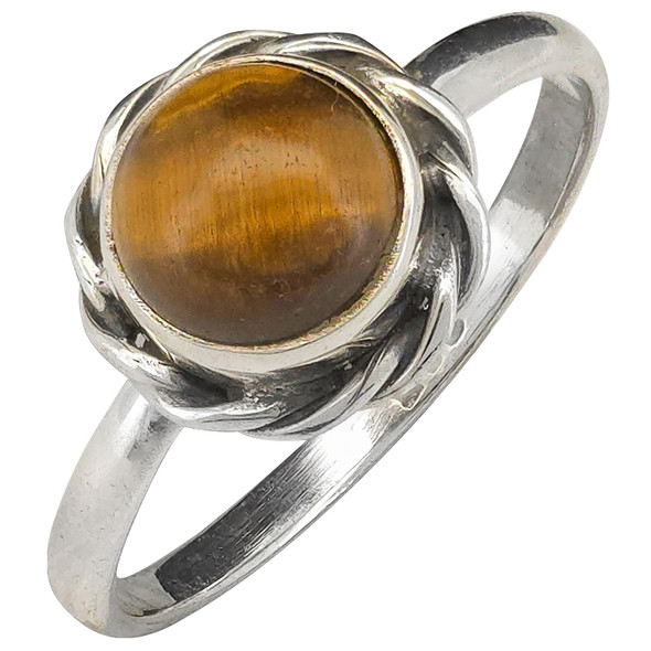 Tiger Eye Sterling Silver Ring