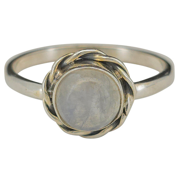 Moonstone Sterling Silver Ring