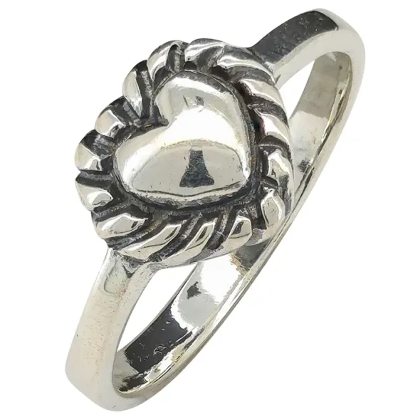 Heart Sterling Silver Ring