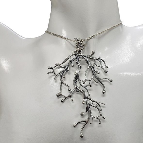 Tree Branch Sterling Silver Pendant