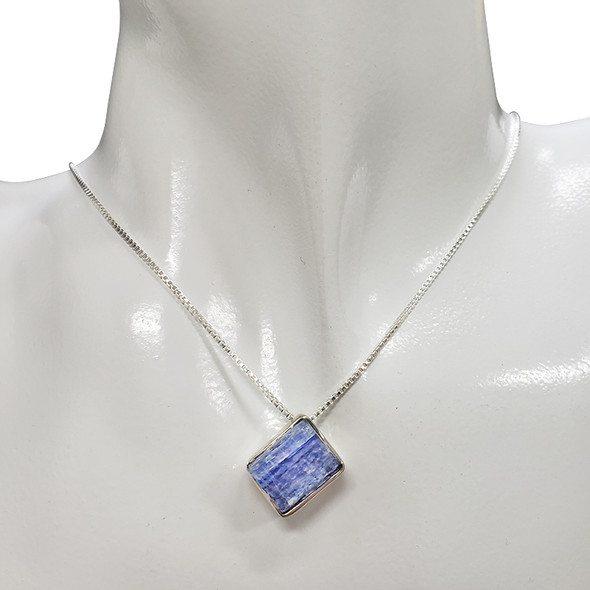 Kyanite Sterling Silver Necklace