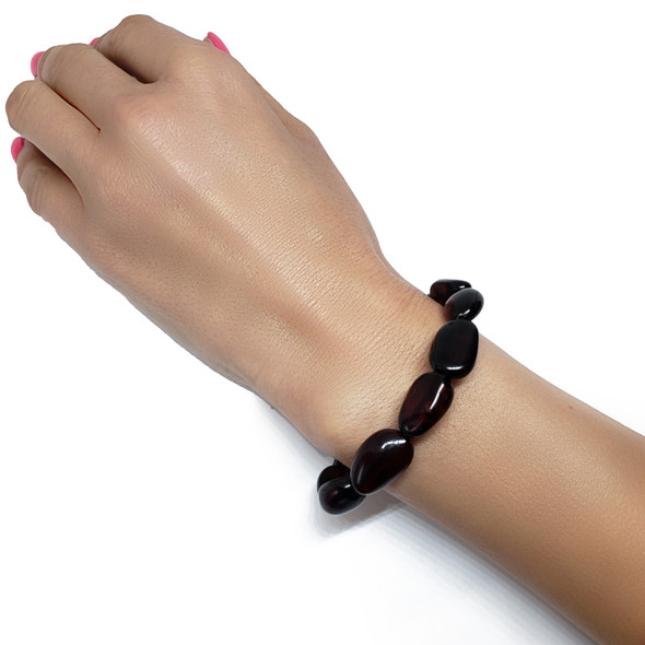 Cherry Amber Stretch Bracelet