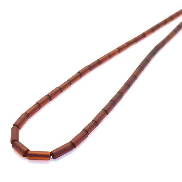 Cherry Amber Matte Finish Necklace For Pendants 18"