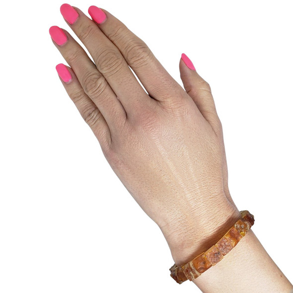Baltic Raw Amber Stretch Bracelet