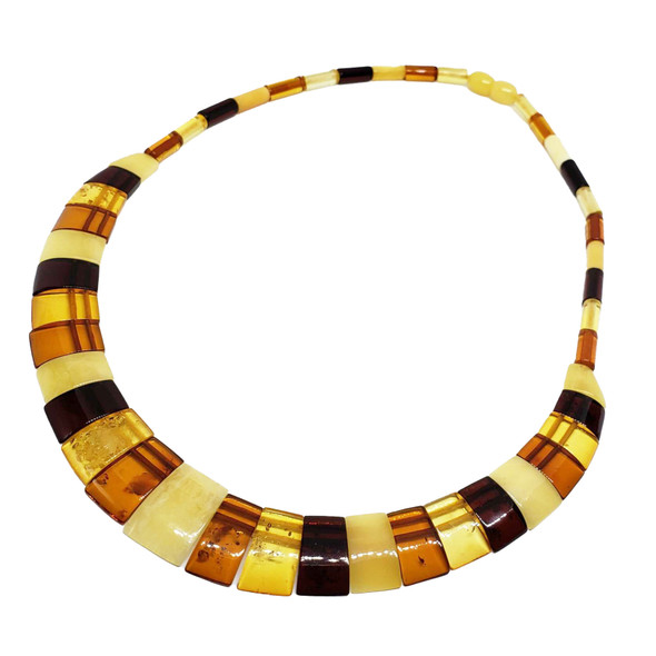 Natural Baltic Amber Cleopatra Necklace 18‚Ä≥
