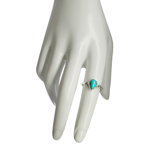 Howlite Sterling Silver Ring