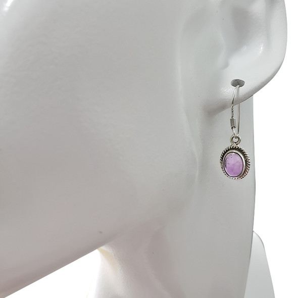 Amethyst Sterling Silver Dangle Earrings