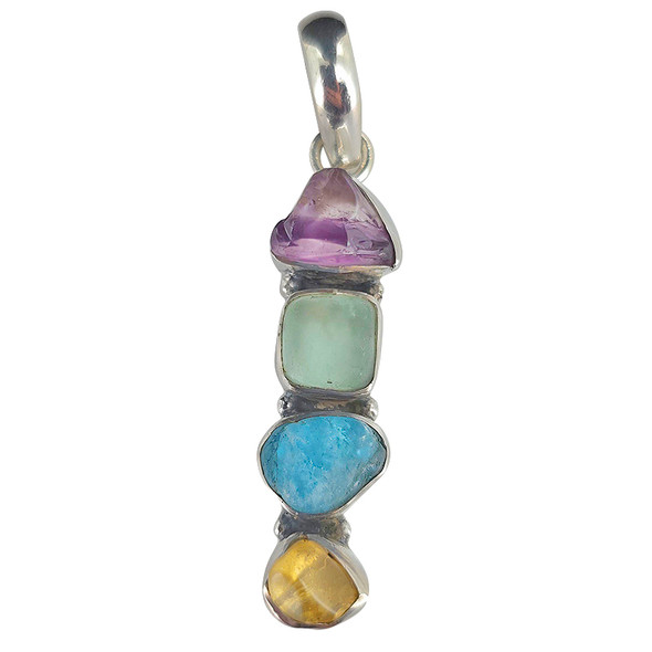 Gemstone Sterling Silver Handmade Pendant