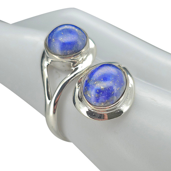Lapis Sterling Silver Adjustable Ring