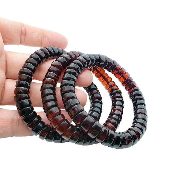 Cherry Amber Stretch Bracelet (BBR-CH-2354)