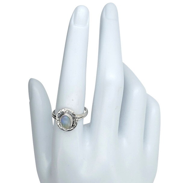 Sterling Silver Opal Ring