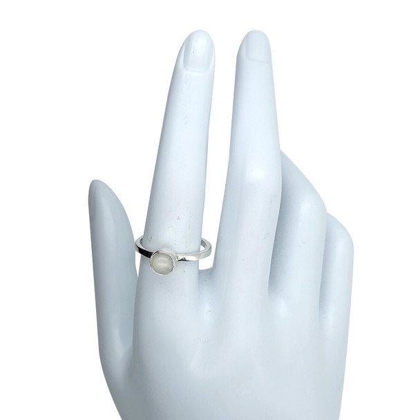 Opal Stone Sterling Silver Ring