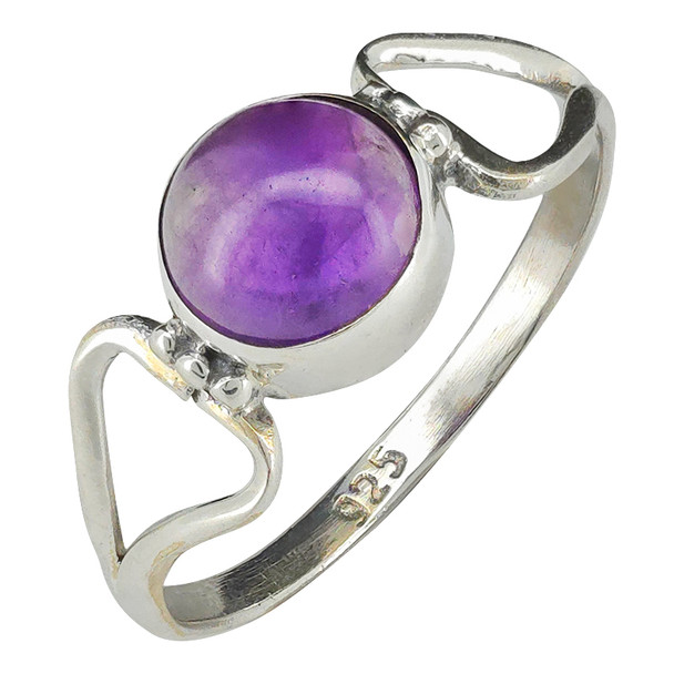 Amethyst Sterling Silver Ring