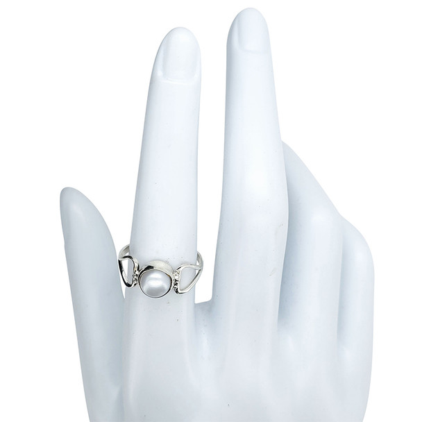 Pearl Sterling Silver Ring
