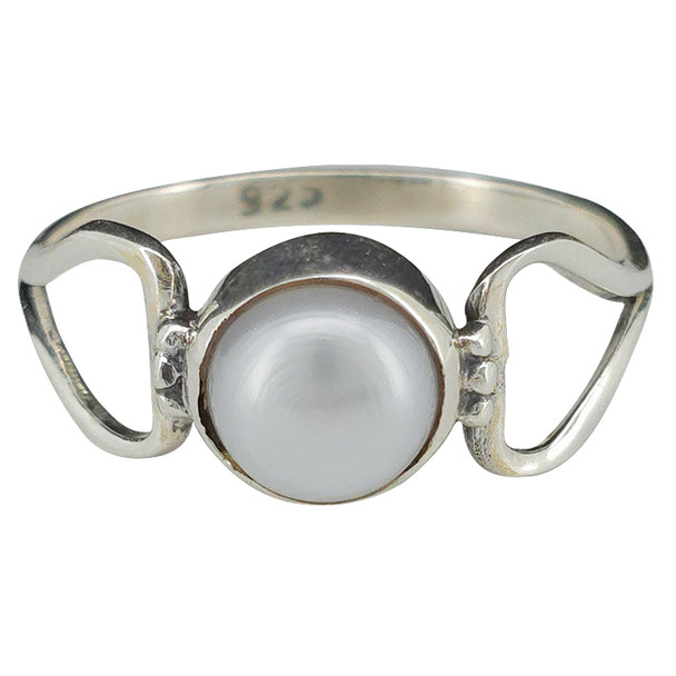 Pearl Sterling Silver Ring