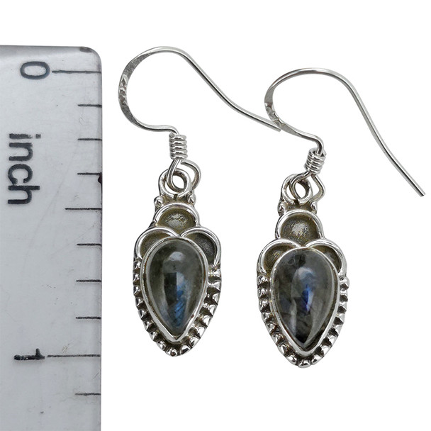 Labradorite 925 Sterling Silver Dangle Earrings