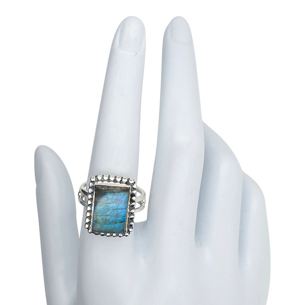 Labradorite Sterling Silver Ring