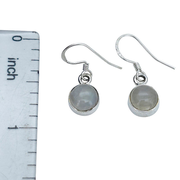Moonstone Sterling Silver Hook Earrings