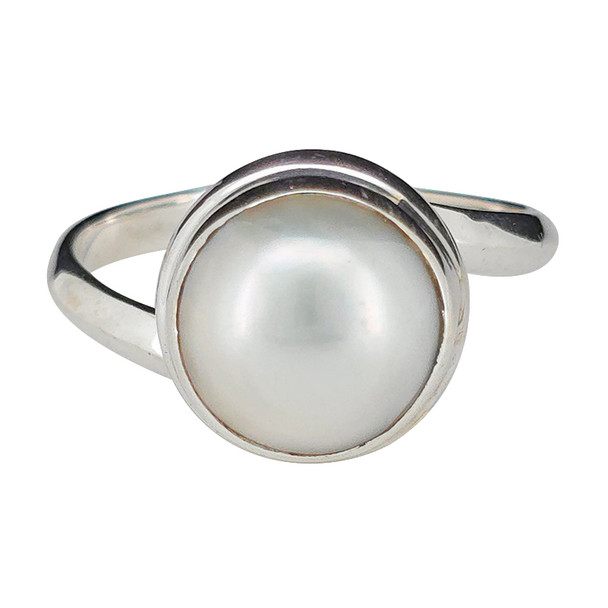 Pearl Sterling Silver Ring