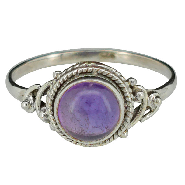 Amethyst Sterling Silver Ring
