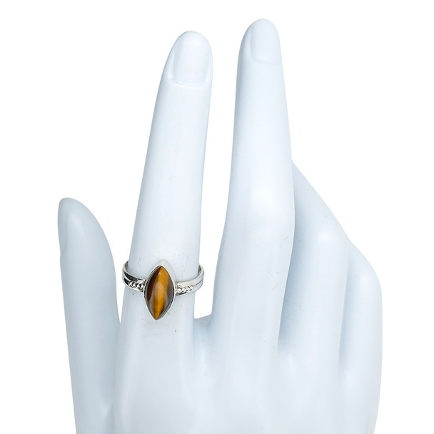 Tiger's Eye Sterling Silver Ring