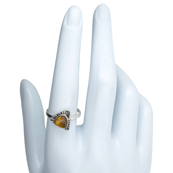 Tiger Eye Sterling Silver Ring